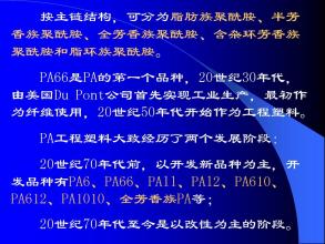 半芳香族與芳香族聚酰胺的區(qū)別