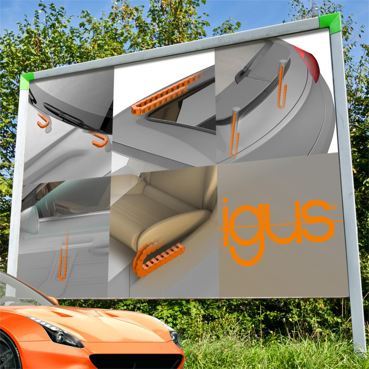 法蘭克福車展：igus微型拖鏈助力新車安全供能